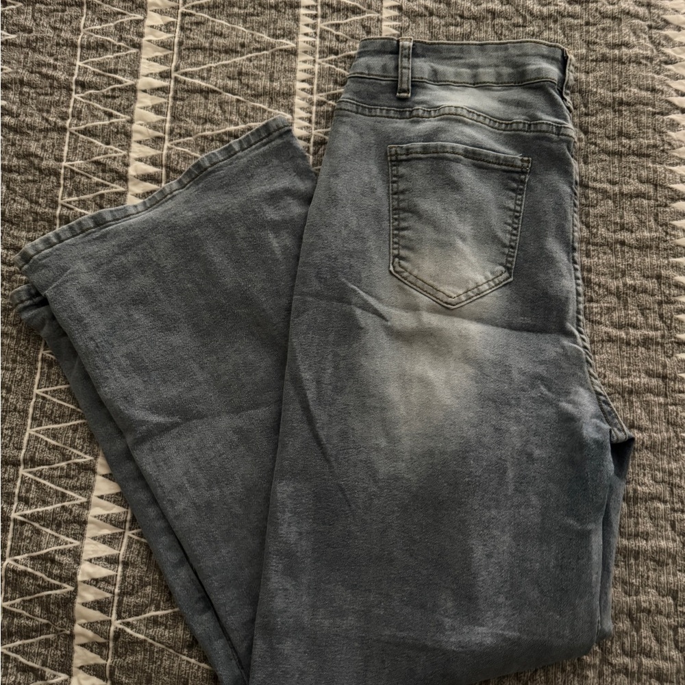 Stylish Gray Denim Jeans